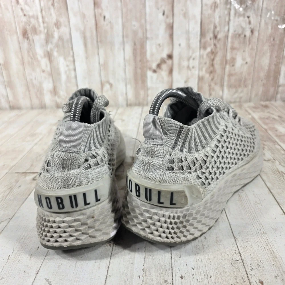 NOBULL Mesh Runner Womens 7.5 Grey Training Running Shoes Athletic Sneakers